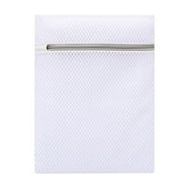 LiUMX Heavy-Duty Honeycomb Mesh Laundry Bag | Delicates & Sweater Washing Bag | Zippered Garment Protector for Washer & Dryer | 1-Pack Polyester Laundry Net