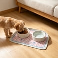 thumbnail image 1 of LiUMX Rectangular Silicone Pet Feeding Mat for Cats and Dogs, Non-Slip Waterproof Placemat with Spill-Proof Raised Edges, Easy-Clean Dishwashable Pet Bowl Tray, 1 of 6
