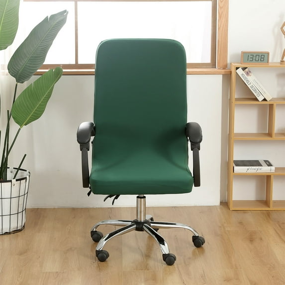 LiUMX Solid Color Brushed High Elastic Chair Cover | Soft & Comfortable Dining Chair Slipcover | Universal Fit for Home Office Restaurant | Stretchable Spandex Polyester Fabric