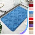 thumbnail image 1 of LiUMX Thickened Absorbent Bathroom Rug Mat | Non-Slip Toilet Floor Carpet | Soft Plush Bedroom Door Mat | 60x40cm | Multiple Colors, 1 of 7