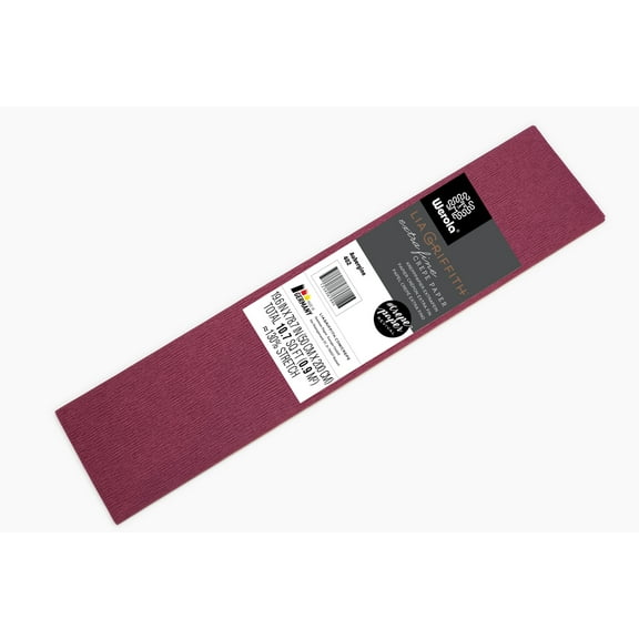 Lia Griffith Extra Fine Crepe Paper, Aubergine Purple Craft Paper