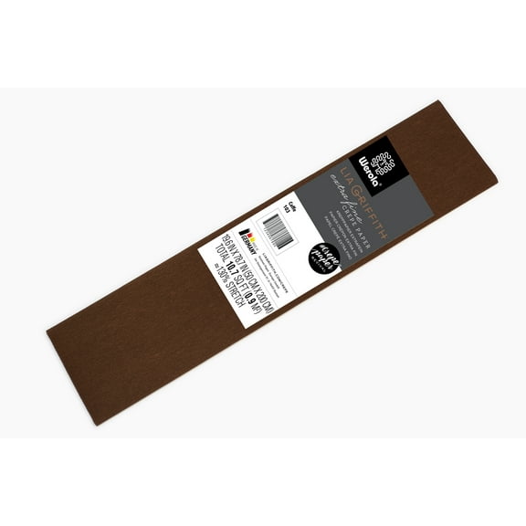 Lia Griffith Extra Fine Crepe Paper, Caffe Brown Craft Paper