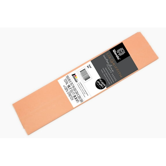Lia Griffith Extra Fine Crepe Paper, Coral Craft Paper