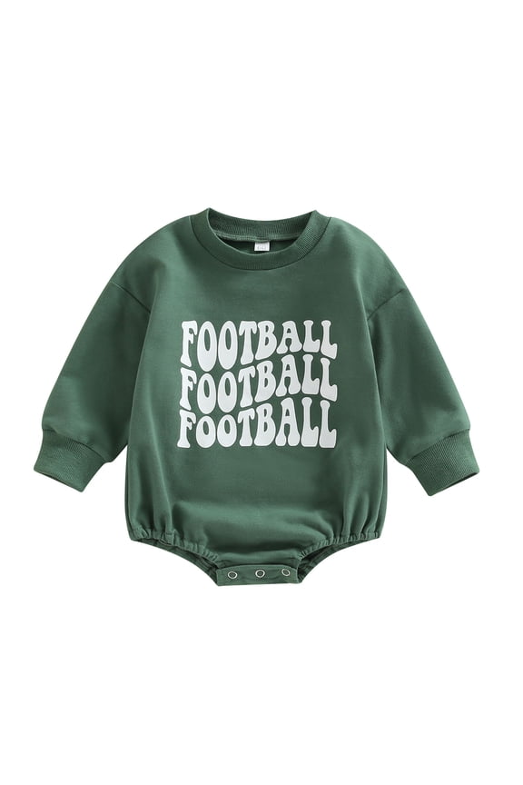 Baby Boys Girls Clothes Infant Fall Onesie Romper 3 6 12 18 Months Newborn Long Sleeve Letters Print Bodysuit