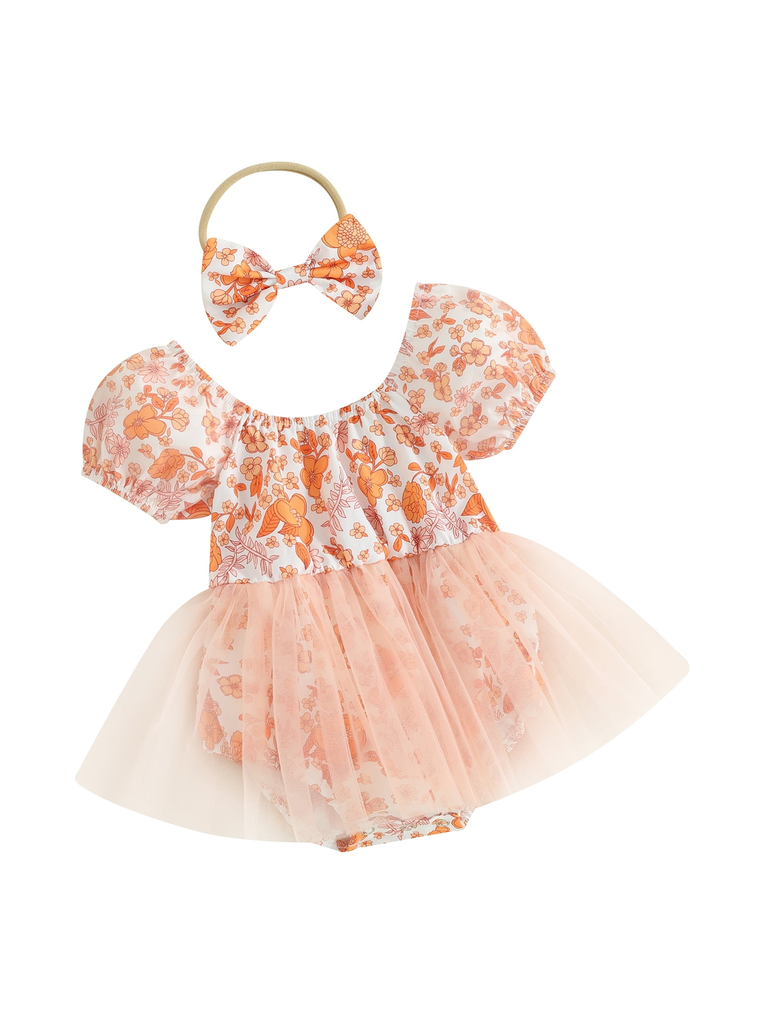 Liacowi Baby Girls Summer Rompers Dress 3M 6M 12M 18M 24M Infant