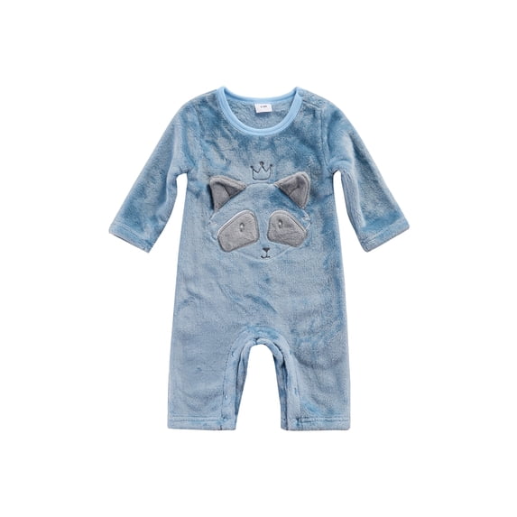 Liacowi Baby Rompers Newborn Infant Animal Pattern Long Sleeve Jumpsuit