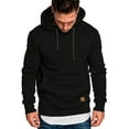 thumbnail image 1 of Liacowi Mens Hoodies Hooded Tracksuit Sweatshirt Autumn Winter Slim Jumper Mens Clothes Long Sleeve Pullover Streetwear, 1 of 6