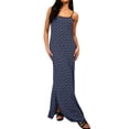 thumbnail image 1 of Liacowi Plus Size Women Long Dress Geometric Patterns Sleeveless Bodycon Dress Maxi Dress, 1 of 5