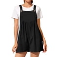 thumbnail image 1 of Liacowi Pluse Size Women Wide Leg Jumpsuits Shorts Casual Straps Sleeveless Shorts Rompers Summer Loose Overalls With Pockets, 1 of 2