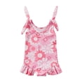 thumbnail image 1 of Liacowi Toddler Baby Girl Swimming Romper Sleeveless Floral Swimwear Swimsuit Bathing Suit, 1 of 9