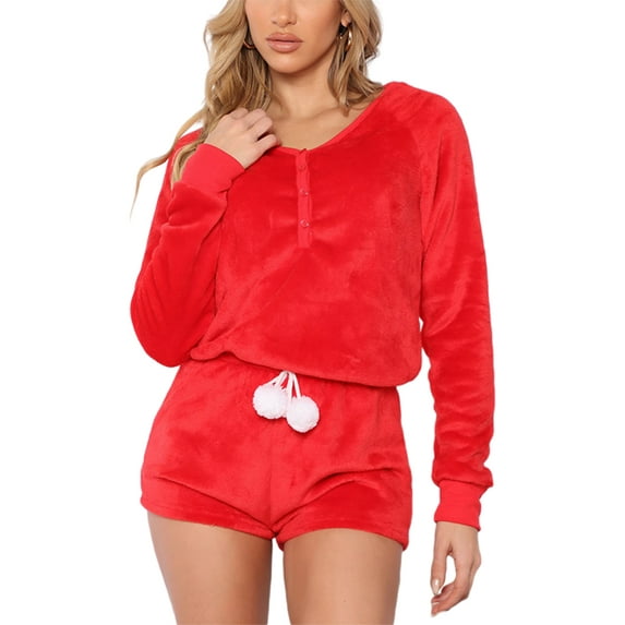 Liacowi Women Christmas Fuzzy Fleece Leopard Loungewear Sets 2 Piece Crop Top and Shorts PJS Set