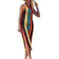 thumbnail image 1 of Liacowi Women Crochet Bikini Cover Ups Knitted Long Dress Casual Sleeveless Beach Tank Dress Bathing Suit, 1 of 9