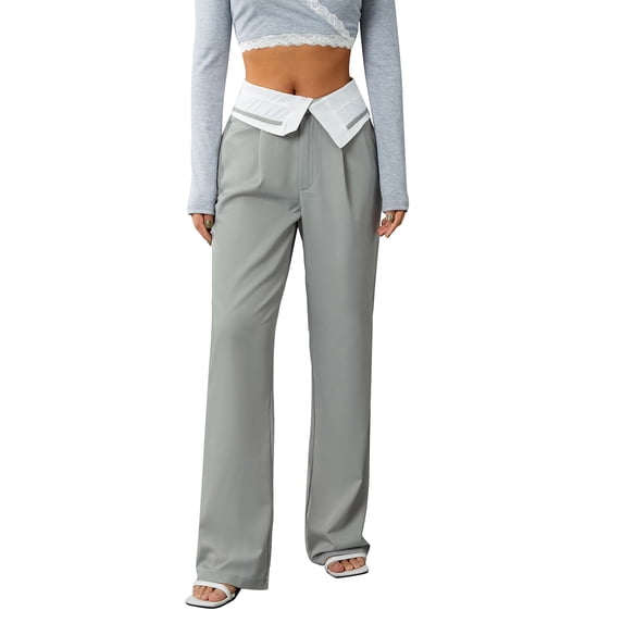 Liacowi Women Juniors Cargo Pants Baggy Hippie Drawstring High Rise Harajuku Trousers Tie Waisted Casual Lightweight Joggers Streetwear