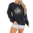 thumbnail image 1 of Liacowi Women Juniors Halloween Sweatshirt Pumpkin Print Long Sleeve Loose Pullover Tops Casual Streetwear for Teen, 1 of 5