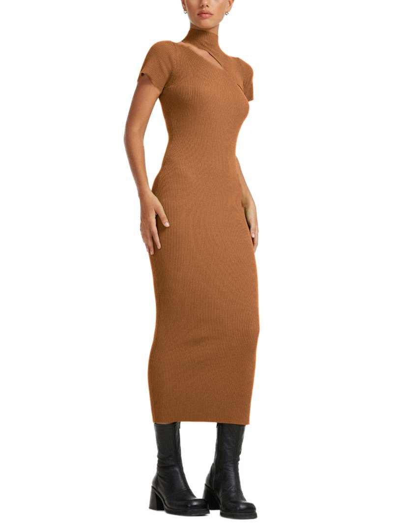 black mini halter dress ELLIATT Myra in Black, m or any occasion where Sculpted Elegance Collared Halter Color:Blue as Pictures Gold Dress