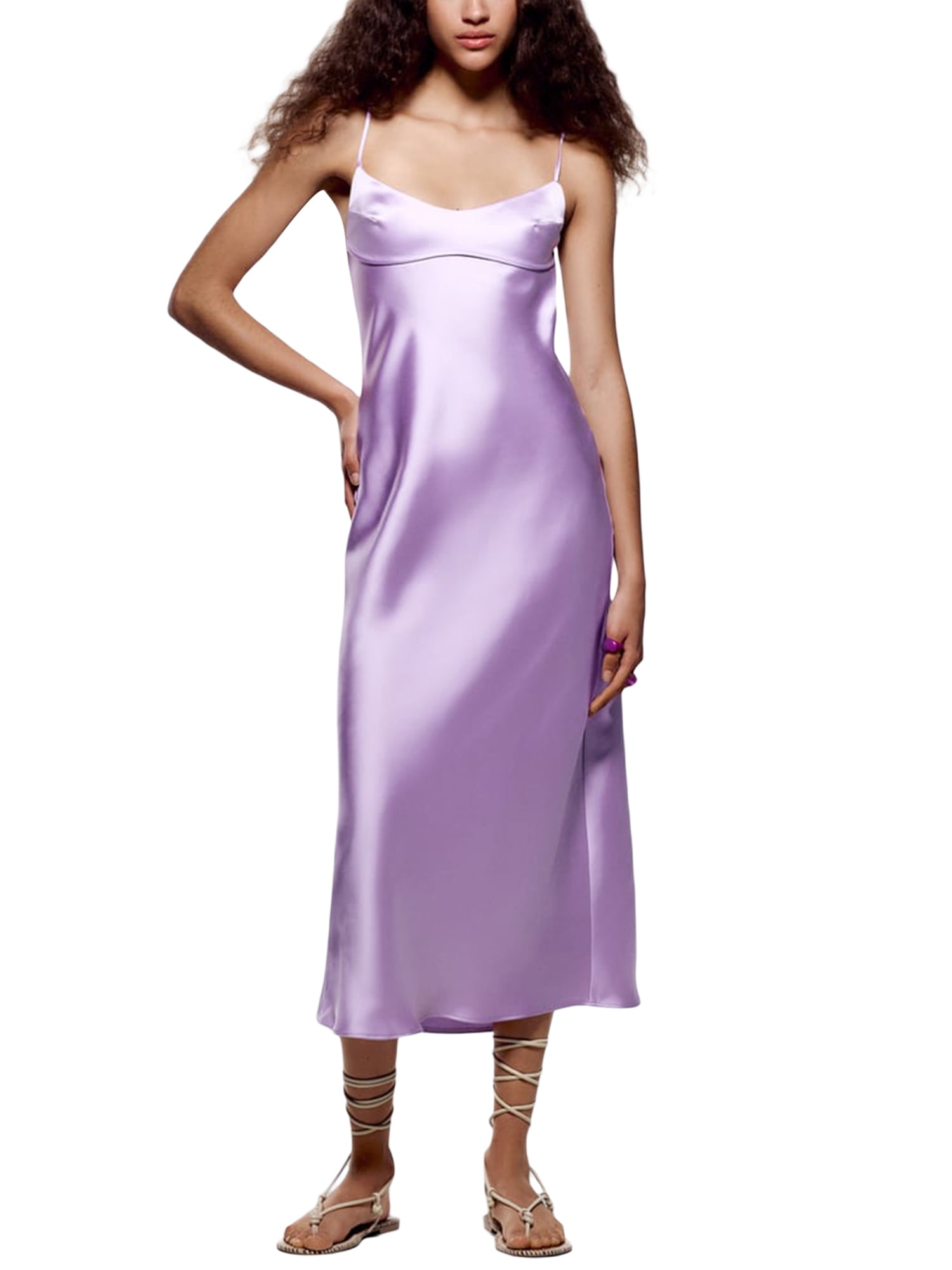 Sexy Backless Spaghetti Straps Dress Women Clothing Maxi Dress Evening Dress main image 1