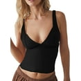 thumbnail image 1 of Liacowi Women Solid Color Camisoles V-Neck Sleeveless Backless Tank Tops Summer Casual Vests Tops, 1 of 3