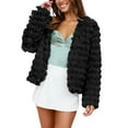 thumbnail image 1 of Liacowi Womens Faux Fur Coats Winter Warm Faux Fur Jacket Long Sleeve Open Front Fleece Outerwear, 1 of 5