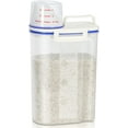 Liagile Rice Storage Bin Cereal Containers Dispenser with BPA Free
