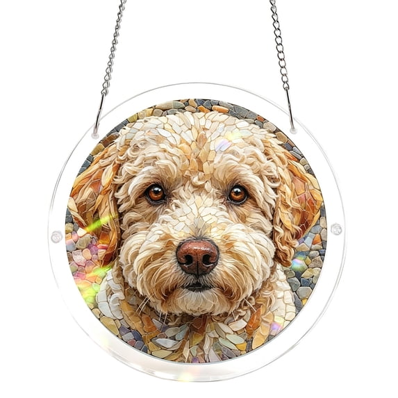 Liaiai Acrylic Jigsaw Puzzle Suncatcher,Animal Series Sun Catcher Stained Glass Acrylic Puzzle Decoration for Women Men Mom Birthday Gift Home Decor