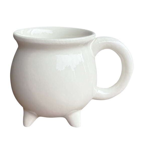 Liaiai Cauldron Ceramic Mug Coffee Cup, Novelty Halloween Drinkware Gift Kitchen Office Unique Mug for Tea, Coffee, Hot Chocolate, Fun Gift for Witchy & Fantasy Lovers