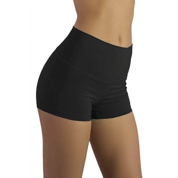 Liakada Dancewear Girls' High Waist Booty Shorts for Dance, Cheer, Yoga, Sports