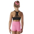 thumbnail image 1 of Liakada Girls Argyle Supportive Sports Bra with Scoop Neckline, 1 of 1