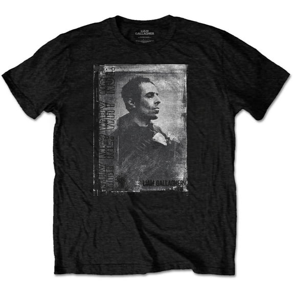 Liam Gallagher Unisex T-Shirt Monochrome (Large)