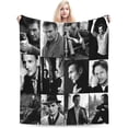 thumbnail image 1 of Liam Neeson Blanket Soft and Warm Lightweight Fluffy Throws Blankets Rug Carpet Gift for Beach Yoga Bedroom Living Room Decoration Sofa Camping Trip Dorm Decor All Season, 1 of 5