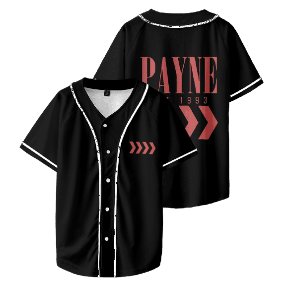 Liam Payne 1993-2024 Memorial rapper Merch Baseball Jersey Men/Women Casual Thin button Baseball uniform