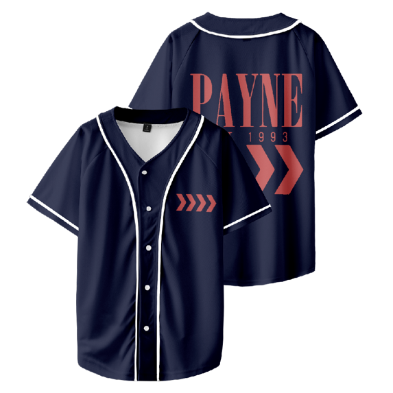 Liam Payne 1993-2024 Memorial rapper Merch Baseball Jersey Men/Women Casual Thin button Baseball uniform
