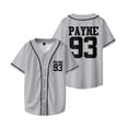 thumbnail image 1 of Liam Payne 1993-2024 Memorial rapper Payne 93 Merch Baseball Jersey Men/Women Casual Thin button Baseball uniform, 1 of 7