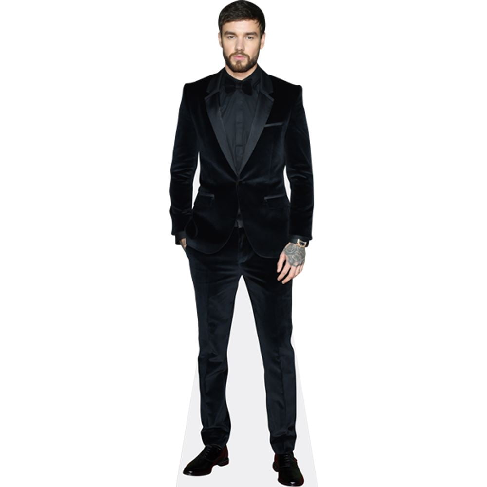 Liam Payne (Black Suit) Lifesize Cardboard Cutout Standee - Walmart.com