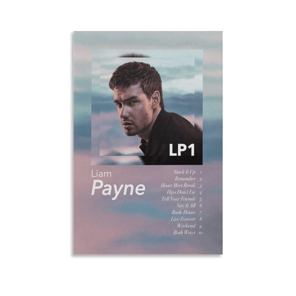Liam Payne British Singer Pop Band Lead Singer Photo Poster Artworks Canvas Poster Room Aesthetic Wall Art Prints Home Modern Decor Gifts
