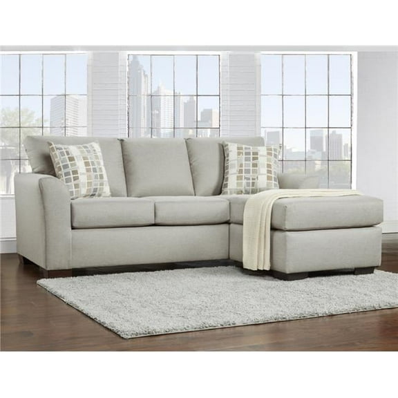Liam Sofa Sectional with Reversible Chaise, Beige
