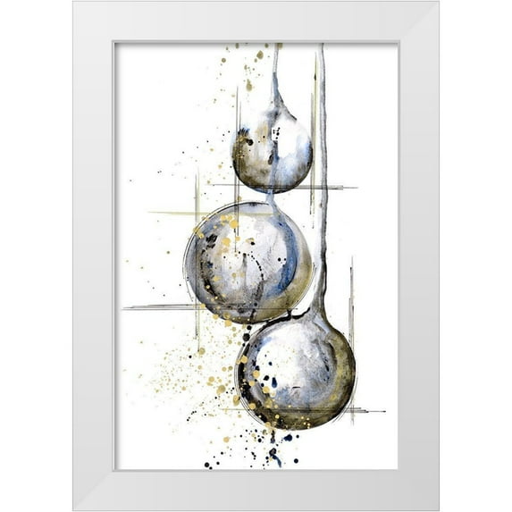 Liama, Lily 13x18 White Modern Wood Framed Museum Art Print Titled - Pioneer IV