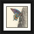 thumbnail image 1 of Liama, Lily 15x15 Black Ornate Wood Framed with Double Matting Museum Art Print Titled - Majestic Butterfly I, 1 of 4