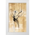 thumbnail image 1 of Liama, Lily 16x24 White Modern Wood Framed Museum Art Print Titled - Gilded Beauty II, 1 of 4