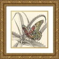 thumbnail image 1 of Liama, Lily 20x20 Gold Ornate Wood Framed with Double Matting Museum Art Print Titled - Majestic Butterfly III, 1 of 4