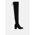 thumbnail image 1 of Liama Minimal Drawstring Detail Knee-High Boots, 1 of 6