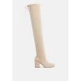 thumbnail image 1 of Liama Minimal Drawstring Detail Knee-High Boots, 1 of 5