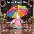 thumbnail image 1 of Liamobondopolis Cheerful Floral Rainy Day Porch Goose Outfit with Umbrella for 23 Inch Figurine Front Porch and Spring Decor, 1 of 6