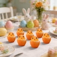 thumbnail image 1 of Liamobondopolis Easter Bling In Dark Chicks Figurines Mini Chick Statues For Easter Egg Stuffers Garden Decor, 1 of 8
