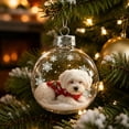 thumbnail image 1 of Liamobondopolis Glowing Christmas Story Ornament, Light Up Mini Holiday Scene with Cute Dog for Christmas Tree and Winter Home, 1 of 7