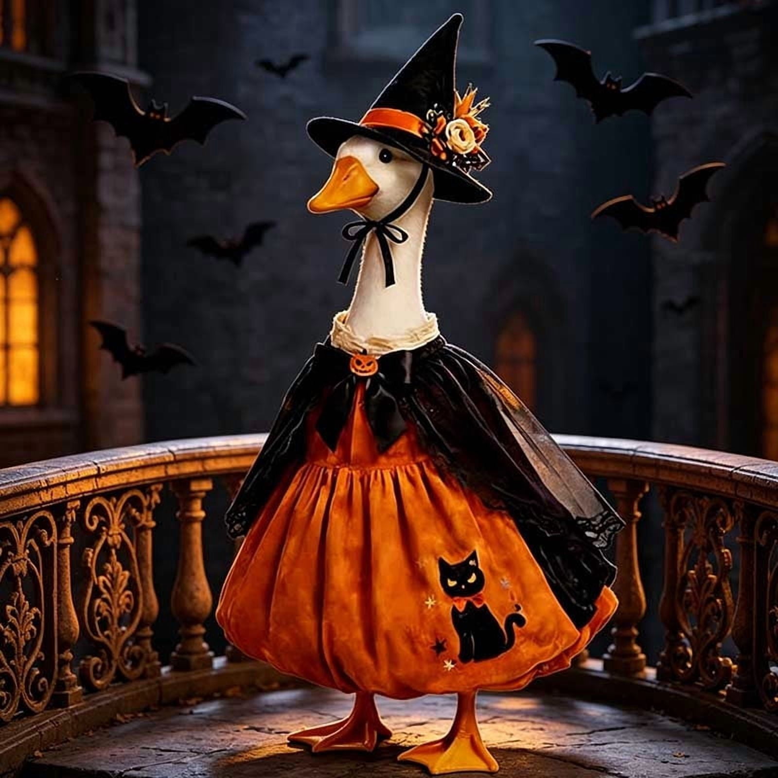 Liamobondopolis Halloween Witch Porch Goose Outfits 23 Inch Costume Set ...