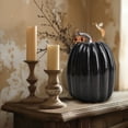 thumbnail image 1 of Liamobondopolis Large Artificial Pumpkin Decor 7.8 Inch Foam Fake Decorative Pumpkin for Halloween Thanksgiving Fall Home Decor, 1 of 5