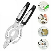 Multi-Functional Stainless Steel Can Opener With Non-Slip Silcone Handle Heavy-Duty Can Opener Jar Opener Kitchen Gadget