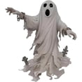 thumbnail image 1 of Liamobondopolis Tattered Ghost Resin Statue with Chain Tombstone Detail for Halloween Tabletop Haunted House Decor 3.94 In, 1 of 8
