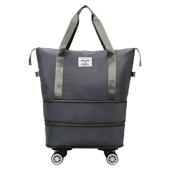 Universal Wheel Travel Handbag, Large Capacity Folding Water-proof Travel Luggage Bag Travel Duffel Bag Ladies Multi-function Travel Yoga Bag With Wheel