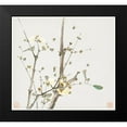 thumbnail image 1 of Lian, Ju 13x12 Black Modern Framed Museum Art Print Titled - Insects and Flowers V, 1 of 4